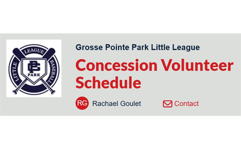 Concession Volunteers Needed!